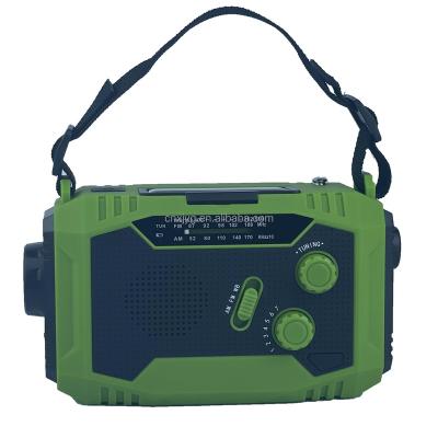 China PORTABLE IR-031 Emergency Fm/am/noaa Weather Radio, With 2 Lamp Heads, Used For Lighting In The Dark, Emergency Rescue Radio, Power Bank. for sale