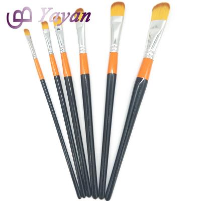 China Best Synthetic Hair Art Kits Artist Craft Paint Set Brush for Oil and Acrylic Paint Set Brush for sale