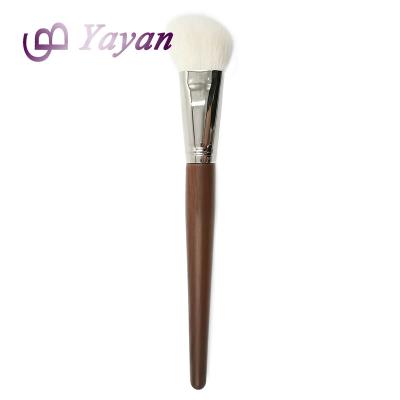 China Wholesale Face Makeup Base Brush Wood Handle Angled Concealer Brush Eco - Friendly for sale