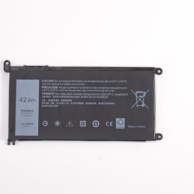 China Lithium Li-Polymer Battery WDXOR 11.4V 42Wh Laptop Battery For DELL Inspiron 15-7560 14-7460 5468 7569 5567 7472 7572 7368 5578 5565 for sale