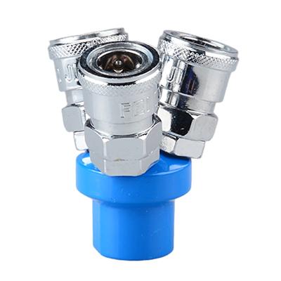 China Building Material Shop SM Pneumatic Quick Coupling Push In Air Hose Quick Release Connector C Carbon Steel for sale