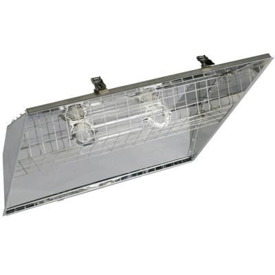 China JK F331001W Series 100w 254nm Medical Ozone Igniting UV-C Disinfection Fixture For Room Air Top Down Disinfection for sale