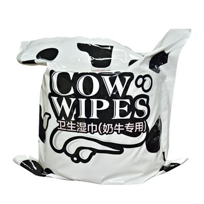 China OEM Cow Cleaning Teat Wipes Cow Nipple Udder Teat Cloths For Cows 800Pcs Per Bag for sale