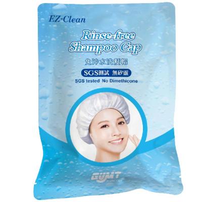 China OEM patient hygiene cleaning shampoo caps disposable no rinse nowater shampoo cap for sale