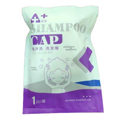 China 210gsm COTTON Medical Use Waterless Shampoo Cap For Patient In Confinement for sale