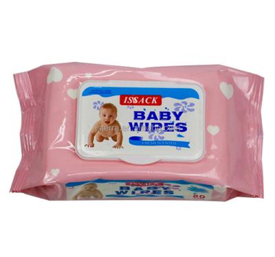 China OEM 50pcs Wholesale Factory Price Baby Wet Cleaning Wipes Cheap Baby Cloths Skin Care Cleaning Private Wet Cloths Used For Baby for sale