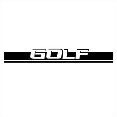 China Waterproof+Eco-friendly 1PCS Fashion Sports Car Racing Stripes For VW Golf GTD MK4 5 6 7 8 - GTI - RLINE - TSI Car Hood Vinyl Stickers DIY Accessories for sale