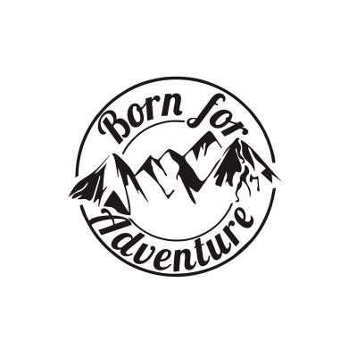 China 1PCS Waterproof+Eco-friendly Mountain Adventurers Car Stickers DIY Ornament Modeling Waterproof Vinyl Auto Stickers Truck Motorcycle Door Accessories for sale