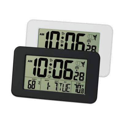 China H151CH-WWVB Postman Radio Sales Using Various Larger Digital LCD Alarm Clock Radio Control Table Clock Display Wall Clock for sale