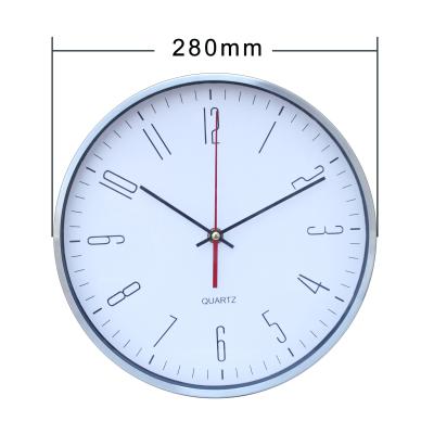 China JIMEI H907 style metal quartz wall clock antique silence super high quality circular wall clock analog clock for sale