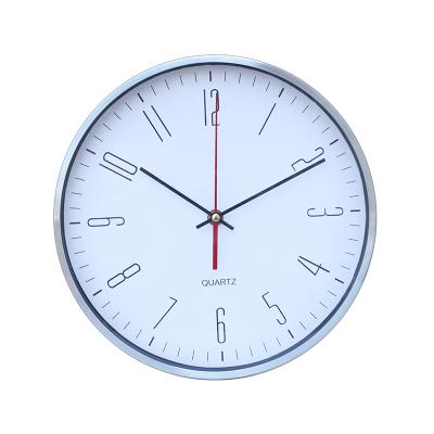 China H907 style circular wall clock quartz wall clock high quality antique analog metal silence wall clock for sale