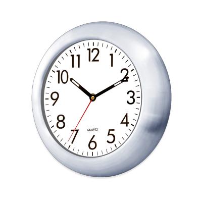 China H908 Antique Aluminum Style Metal Frame Quartz Wall Clock Silence Quartz Clock Household Use for sale