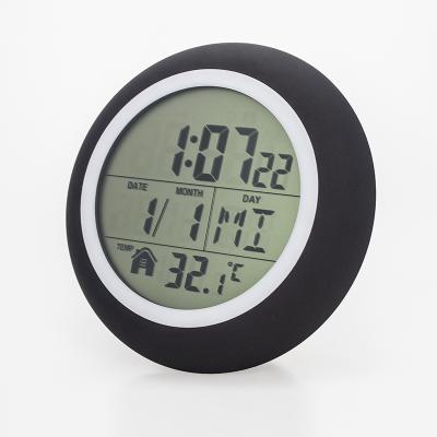 China H155C Digital Radio Bath Clock Waterproof Clock With Radio Controlled Waterproof Clock For Bathroom for sale