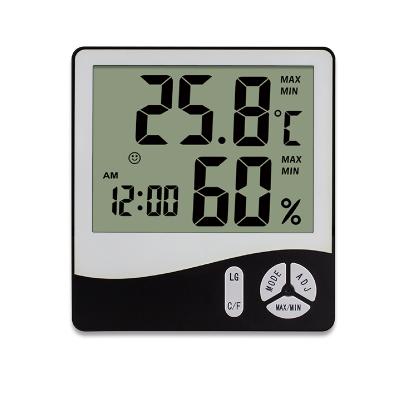 China Kitchen Thermometers H312H Large Digit Display Temperature Humidity Meters Digital Thermometer Hygrometer Alarm Clock With Magnetic for sale