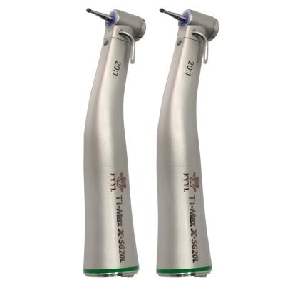 China 2.35mm X-SG20L dental surgery implant handpiece 20:1 contra angle contra angle push handpiece for fiber optics for sale