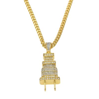 China New Hip Hop Heavy Industry Full Rhinestone Hold Pendant Set With 421 Diamonds Pendant for sale