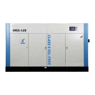 China 30Bar 435PSI Oil Free Oil Free Screw Air Compressor for PET Bottle Blowing Installation for sale