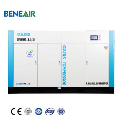 China 30 Bar 40 Bar Oil Free High Pressure Screw Air Compressors For Pet Bottle Blowing Machine for sale