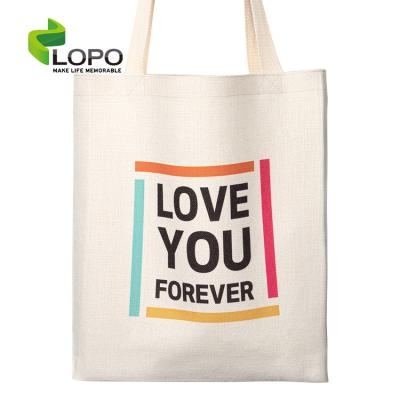 China Pure Custom Sublimation Textile Masks Canvas Tote Bag For Heat Transfer for sale