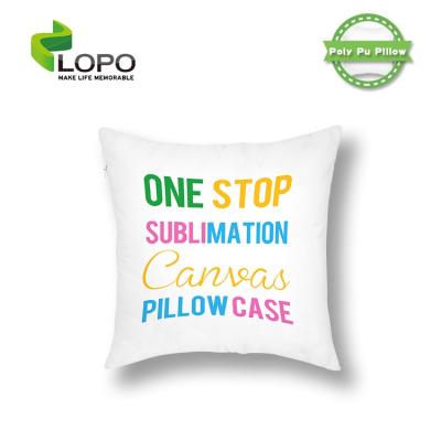 China New Sublimation Viable Textile Canvas Pillow Case for sale