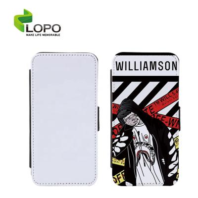 China Customization 2021 New Arrivals Customized Sublimation Leather Flip Phone Case For iPhone 12 for sale