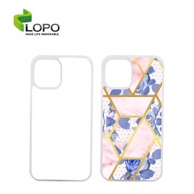 China Best New Sublimation Anti-fall 2D TPU Masks Transparent Phone Cases For iphone 12 for sale