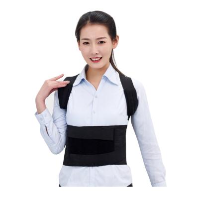 China Straight Seat Back 2020 New Design Shoulder Back Support Custom Adjustable Breathable Elastic Band Lumbar Back Support With Posture Correction for sale