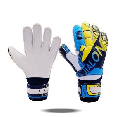 China Soccer Sports Training Jialong Sports Design Your Own Logo Fingerpro Finger Protection Goalkeeper Gloves Oem for sale