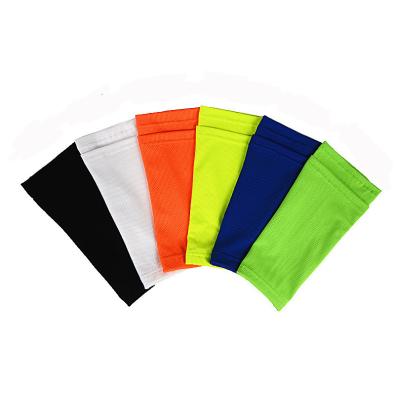 China Colorful High Quality Double Shin Guard Fixed Mesh Sleeves For Shin Guard Comfortable Platform for sale