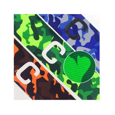 China Good Quality Customized Football Camouflage Hook And Loop Football / Soccer Captain Bands for sale