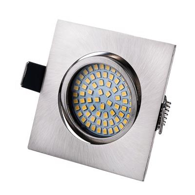 China Modern Square Dimmable Aluminum Downlight Room Decor Lights Optional Easy To Replace Recessed Down Light for sale