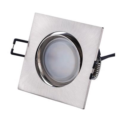 China Modern adjustable downlight mini led lamp living room square led downlight aluminum pc recessed down light for sale