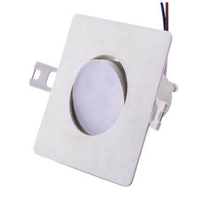 China Modern Room Decor Lights Economical White Square Led Downlight PC Aluminum Recessed Down Light for sale