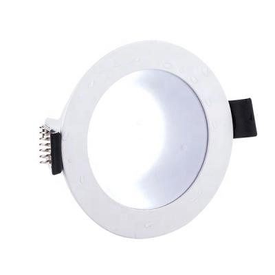 China Modern Round White Light Fixtures Waterproof IP44 Spotlight Housing Recessed Down Light for sale