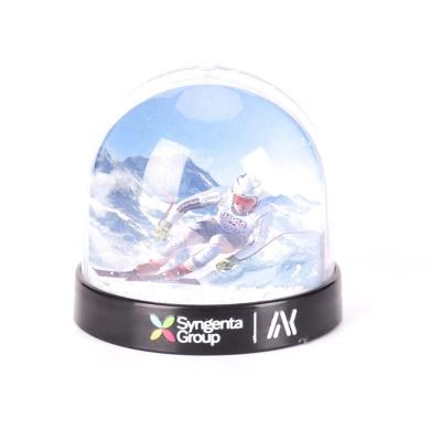 China Europe Ailuya Snow Globe Liquid Water Oil Christmas Glitter Snowball Acrylic Plexiglass Crystal Custom Products for sale