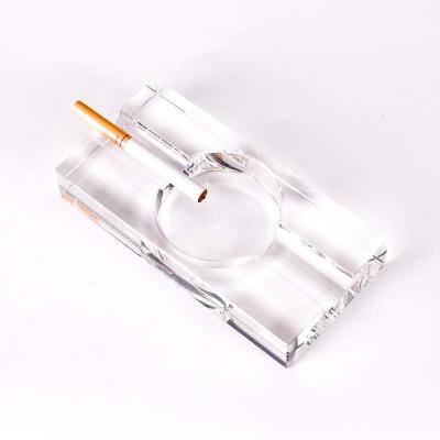 China China Wholesale Enamel Multiple Uses High Hardness Square Crystal Ashtray for sale