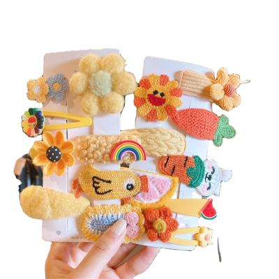 China High Quality Fashion Baby Girls Sweet Cute Hair Accessories Hair Clip Fruit Animal Hairpin For Baby Kids for sale