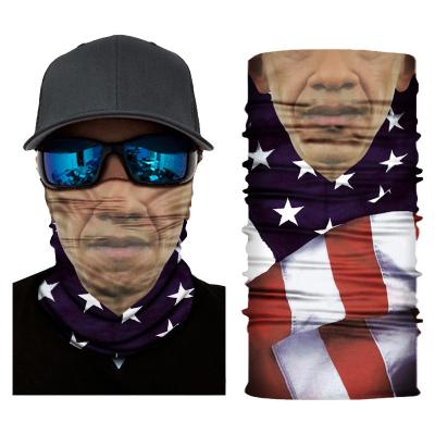 China Quick Dry Simulation 3D Printing Cuff Outdoor Party Neck Protector Sun Bandana Funny Seamless Neck Scarf for sale