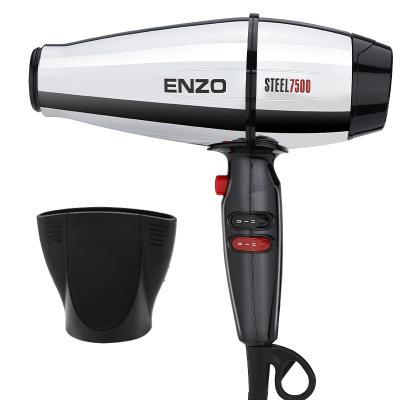 China Enzo private purchase logo foldable electric hair dryer professional salon all metal ionic hair dryer for sale for sale