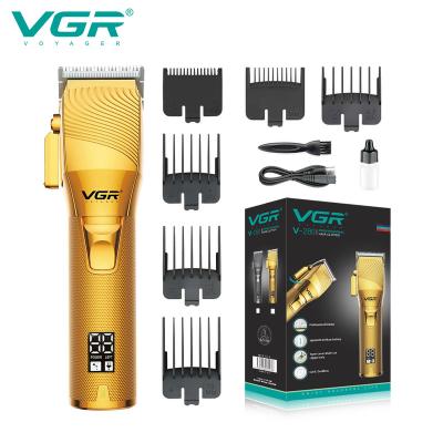 China Vgr Hotel Hair Clipper Household Electric Portable Hair Trimmer Charger Men Electric Hair Trimmer for sale