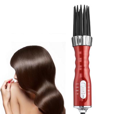 China Hair Curling Professional Automatic Portable Hair Curler Red Electric Hair Curler Salon Curling Iron For Women for sale