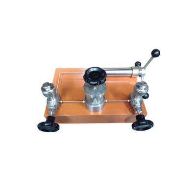 China Manual Pressure Pump Tester Pressure Gauge Calibration Table ESM-HS-60 ESM-HS-60 for sale