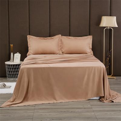 China High Quality Wholesale Nondisposable Hotel Bed Sheet The Cheap Price Good Quality Luxury Hotel Bed Sheet Set for sale