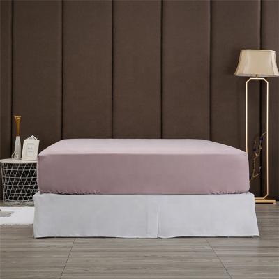 China Nondisposable Factory Price Hotel Bed Sheet Queen Size Fitted Cotton Sheet Bed Linen 100% Cotton Hotel Fitted Bed Sheet for sale