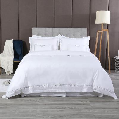 China Nondisposable 100% Cotton Bedding Set With Nice Design Bedding Set For Hotel / Home Use for sale