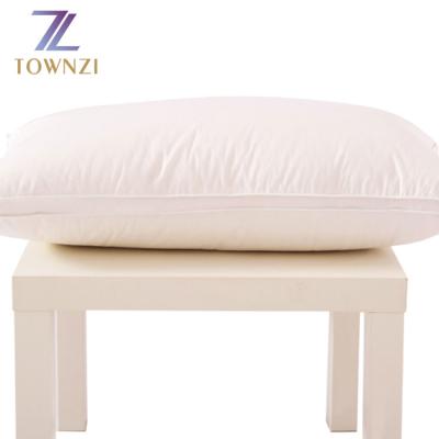 China Anti-Apnea Townzi Design Polyester/Soft Plain Duck Down Pillow For Wholesale White Hotel 1200g Cotton for sale