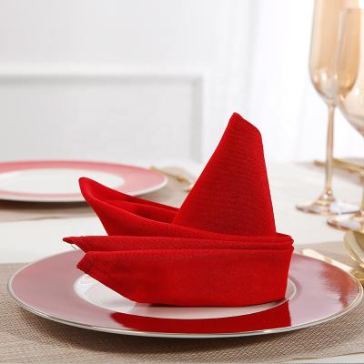 China Modern Wedding Cloth Napkins 100% Cotton Reusable Table Napkin For Hotel for sale