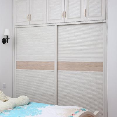 China Excellent Quality Best Price Modern Solid Wood Bedroom Sliding Door Wardrobe Cabinet for sale