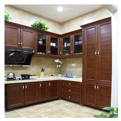 China China OEM Environmental Friendly Classic Kitchen Furniture Sets Aluminum Alloy Kitchen Cabinets for sale