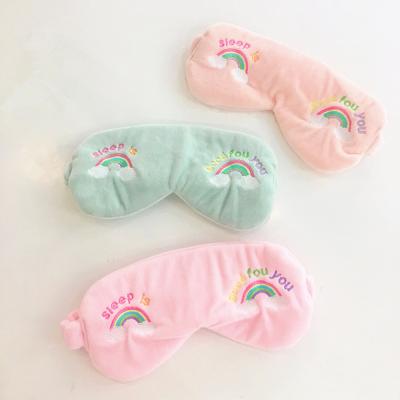 China Hair Decoration Embroidery Rainbow Face Mask Cloth Kids Hair Accessories Headbands Wash To Face Face Mask Hair Band for sale